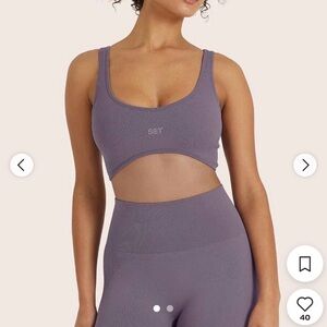 SET Active Lavender Sports bra and legging